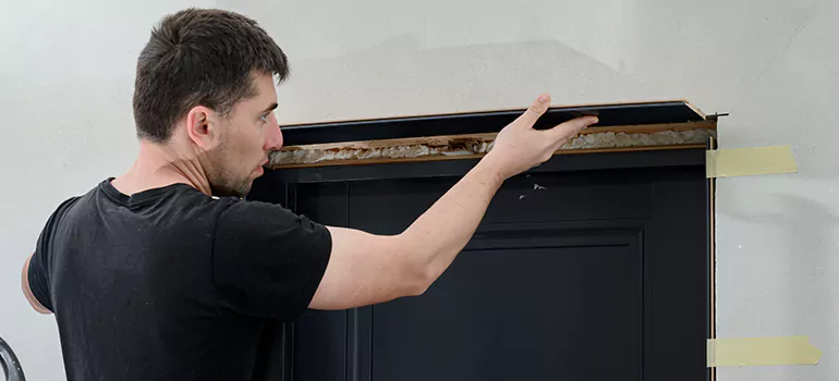Wood Door Hole Repair in The Hammocks, FL