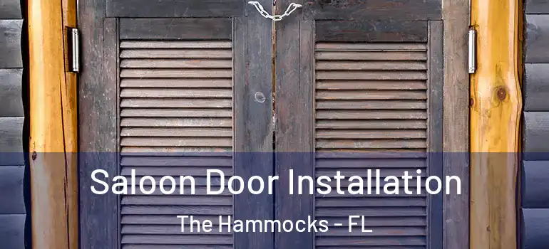  Saloon Door Installation The Hammocks - FL